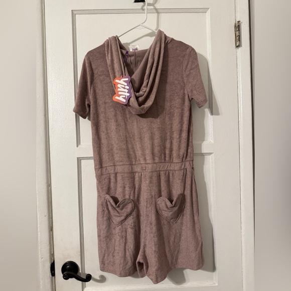 Fabletics Terry Short Onesie Sz Large - Picture 4 of 8